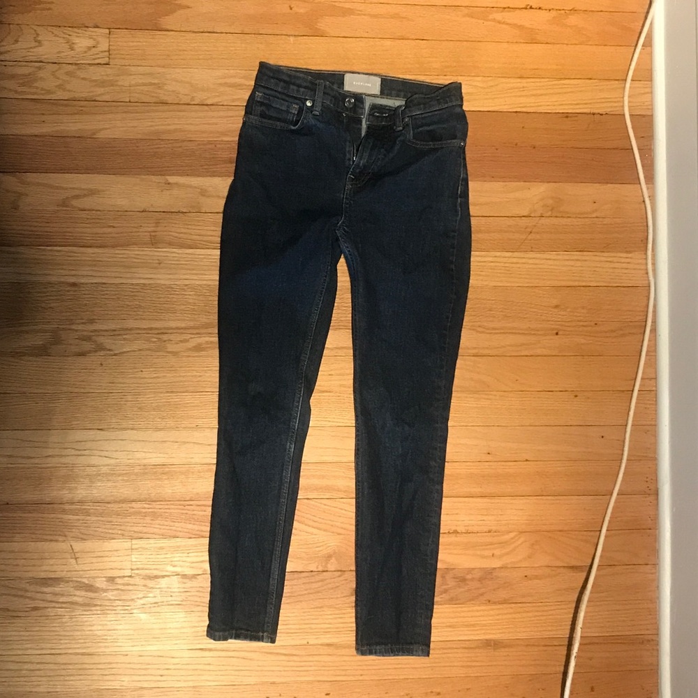 everlane, the high-rise skinny (regular)
